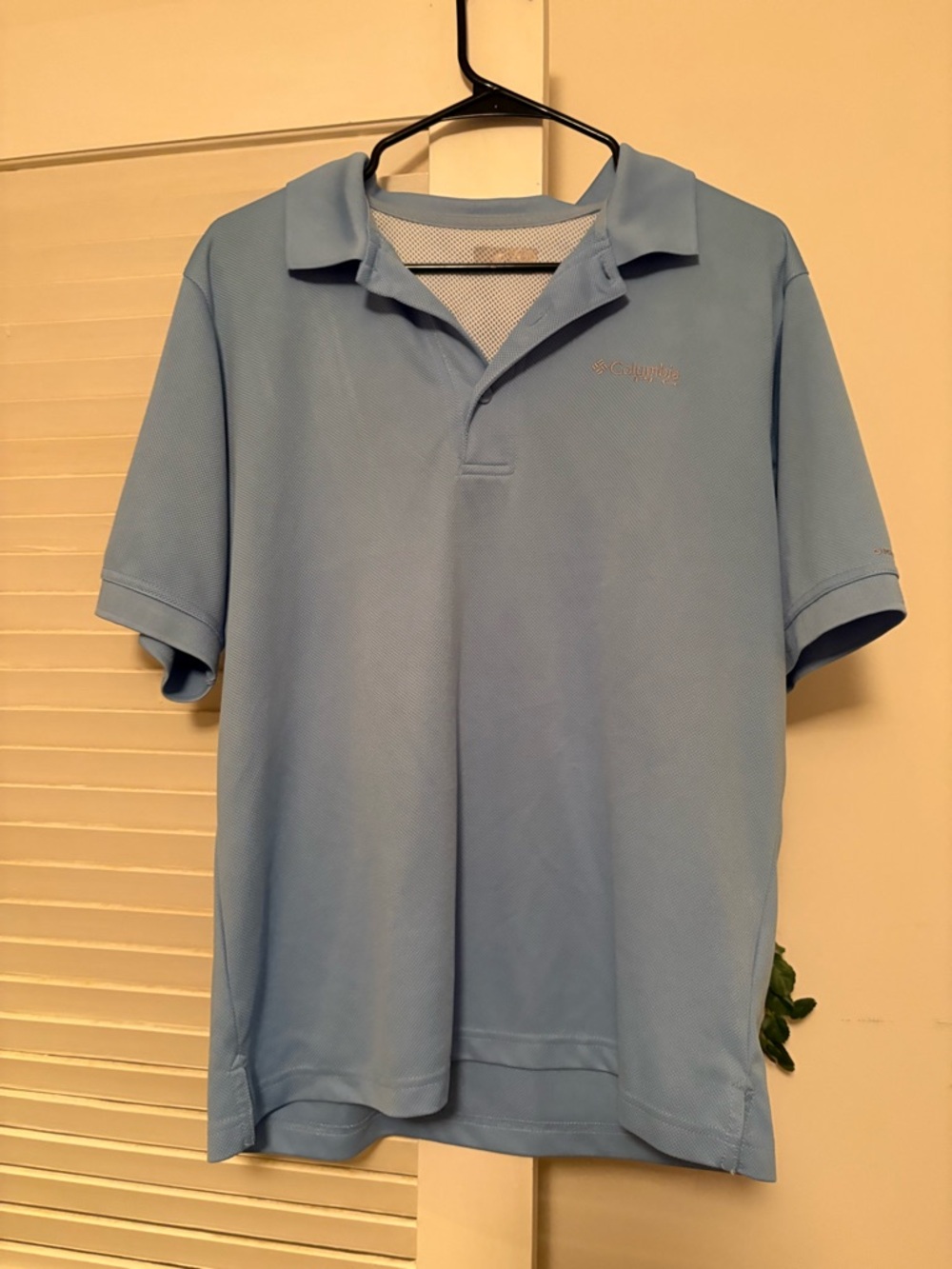 Columbia Light Blue Men's Polo Shirt